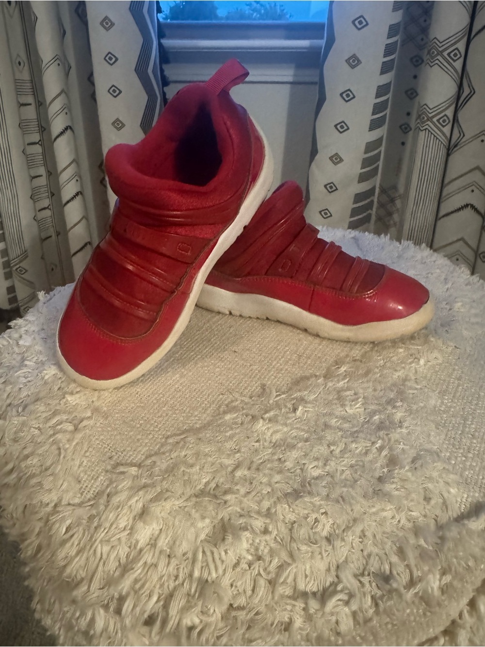 Red Slip-On Jordans